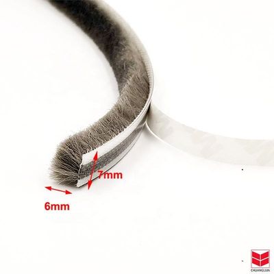 Apartamento Mohair Weather Strip Pincel Strip Cores personalizáveis Leve
