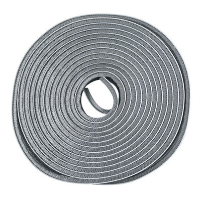 Altura da pilha 3-25mm Largura 3-50mm 100% PP Alumínio Alloy Strip Brush Weather Stripping para Porta Aposita da Porta Deslizante CLJ
