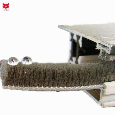 100% PP Portas de Pistas de Meteorologia Pile Pistas de Meteorologia Para Janela Antidespolvo Silicone / não-silicone Tipo para Construção