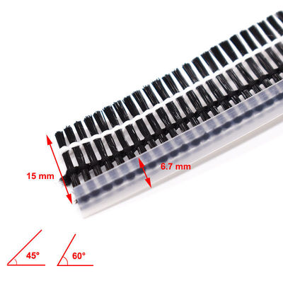 Multi Angle Tilt Screen Wool Pile Brush Seal para portas e janelas de alumínio duráveis