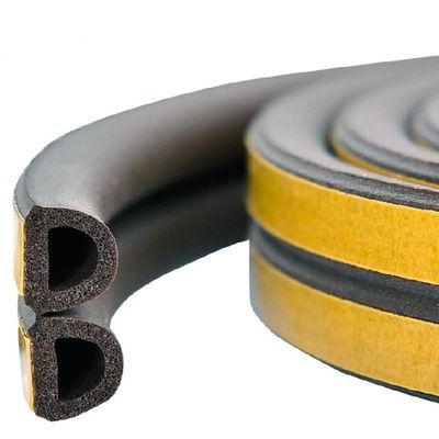 5m/6m/12m EPDM borracha composta auto-aderente espuma vedação de janela de fita para portas apartamento