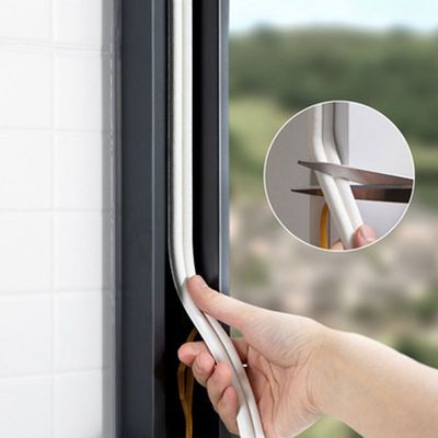 Customize resistência ao envelhecimento Tpe PVC Epdm Porta de madeira borracha vedações climáticas tiras para apartamento