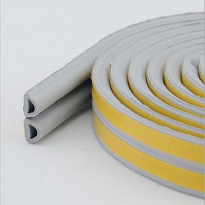 Customize resistência ao envelhecimento Tpe PVC Epdm Porta de madeira borracha vedações climáticas tiras para apartamento