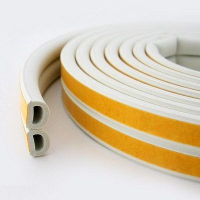 Customize resistência ao envelhecimento Tpe PVC Epdm Porta de madeira borracha vedações climáticas tiras para apartamento