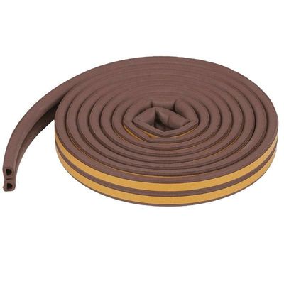 Customize resistência ao envelhecimento Tpe PVC Epdm Porta de madeira borracha vedações climáticas tiras para apartamento