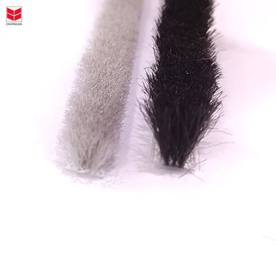 Alumínio porta e janela vedação tira mohair pilha tempo tira