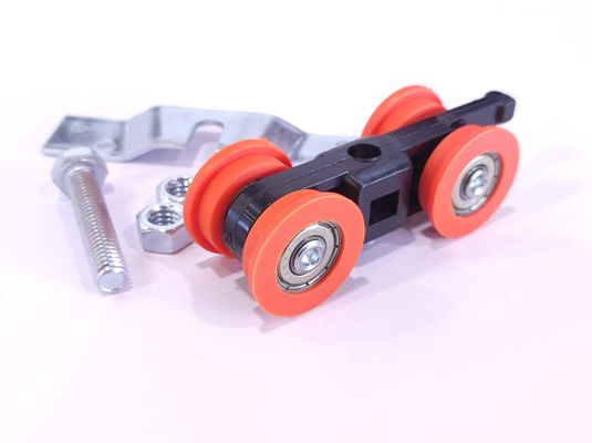 Apartamento Profil de alumínio Porta Janela Roller PVC Roda de rolamento de plástico Design moderno