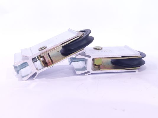 Apartamento Profil de alumínio Porta Janela Roller PVC Roda de rolamento de plástico Design moderno