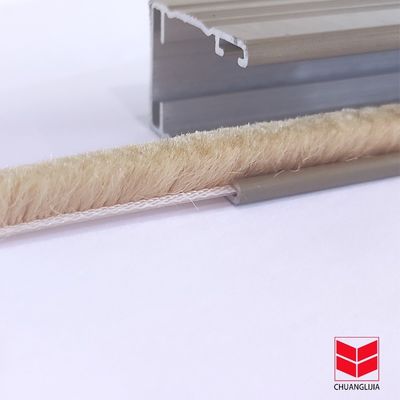 CLJ Alumínio Corpo de porta de liga lateral de tempo de descascar escova para apartamento altura de pilha 3-25mm largura 3-50mm
