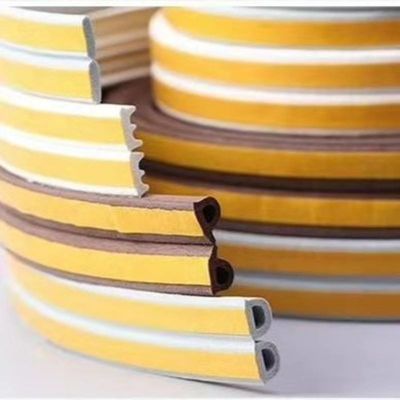 100% PP Pile Height 25mm Width 50mm Portão Seal Gasket de borracha para janelas e portas de alumínio