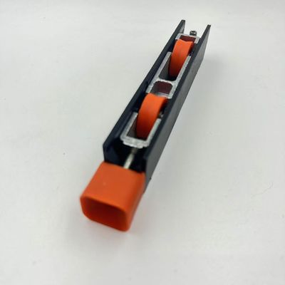 Rolamento de porta e janela deslizante de carregamento de nylon duplo para projetos de renovação de apartamentos