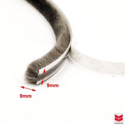 Apartamento Mohair Weather Strip Pincel Strip Cores personalizáveis Leve