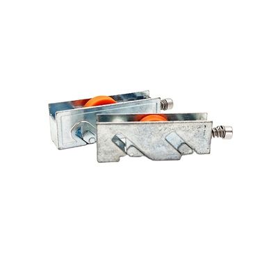 Rodas de nylon com estrutura de aço para porta de janela deslizante liga de zinco