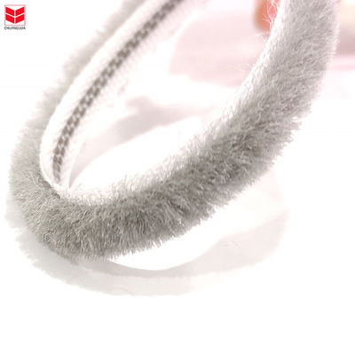 CLJ Pile de lã de vedação não-silicone Weather Strip Pelúcia inchada para porta e janelas de alumínio