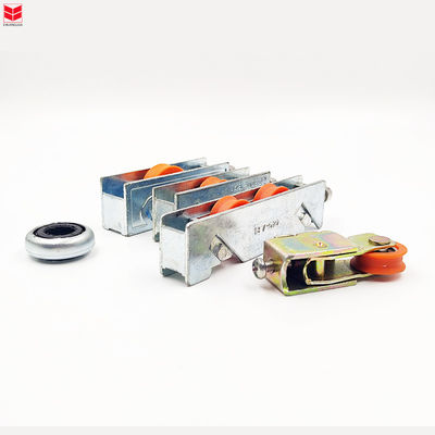 Rodas de nylon com estrutura de aço para porta de janela deslizante liga de zinco