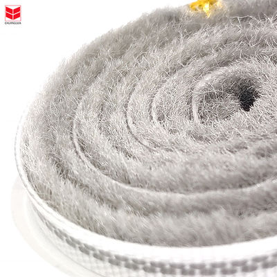 CLJ Pile de lã de vedação não-silicone Weather Strip Pelúcia inchada para porta e janelas de alumínio