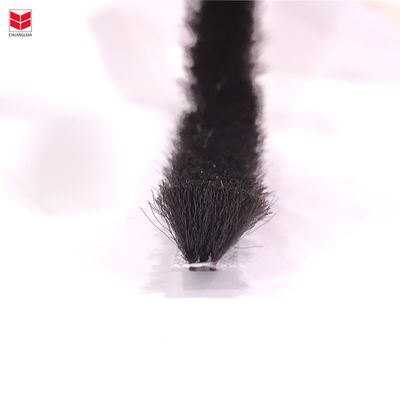 CLJ Fecho de pincel tecido Pile de lã Faixa de tempo para porte de animais de estimação Fecho de porta com apartamento de pele reta