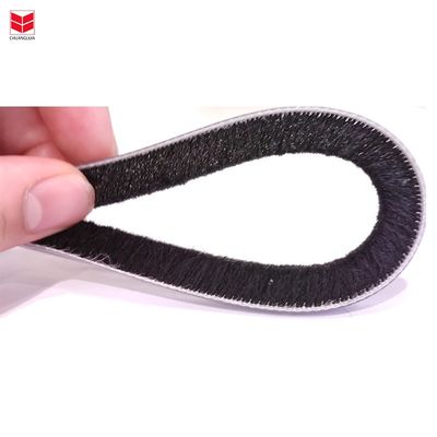 CLJ Fecho de pincel tecido Pile de lã Faixa de tempo para porte de animais de estimação Fecho de porta com apartamento de pele reta