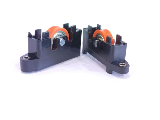 30 mm V Groove Nylon Pulley Rodas de alumínio deslizantes com suporte de ferro