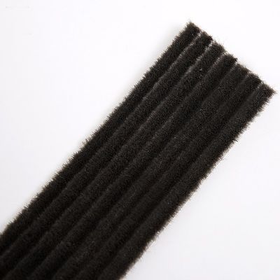 Auto-aderente de alumínio porta e janela de silicone de lã Weather Strip