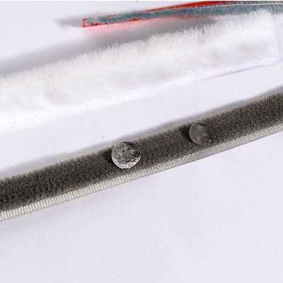Auto-aderente de alumínio porta e janela de silicone de lã Weather Strip