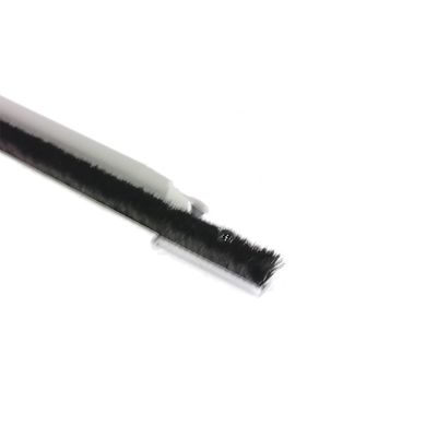 CLJ Alumínio Sliding Window Weather Strip Silicone Wool Pile Seal Strip Para Porta de Vidro Pile Height 3-25mm / Largura 3-50mm