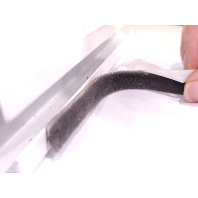CLJ Alumínio Sliding Window Weather Strip Silicone Wool Pile Seal Strip Para Porta de Vidro Pile Height 3-25mm / Largura 3-50mm