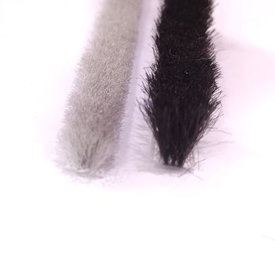 Cintas de vedação de altura de alumínio para portas e janelas, com material 100% PP, em preto/cinzento/marrom/branco/outro