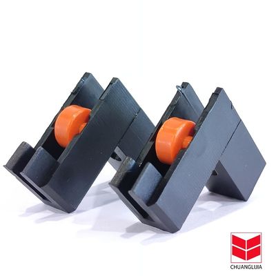 Acessórios de alumínio para portas de janelas Roller de plástico deslizante com design moderno