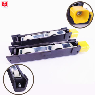 Rodas de portas deslizantes com rolos de janela de rolamento com cores personalizadas NEGRO/GRAU