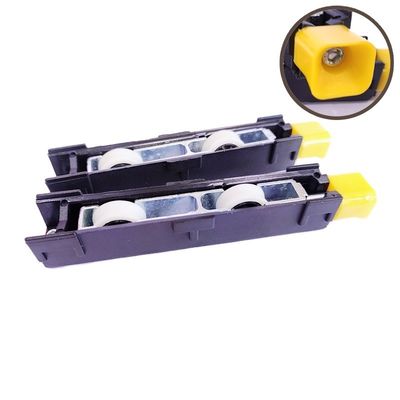 Rodas de portas deslizantes com rolos de janela de rolamento com cores personalizadas NEGRO/GRAU