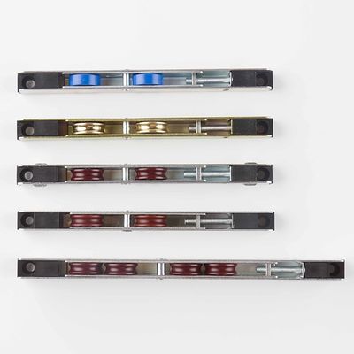 Rodas de portas deslizantes com rolos de janela de rolamento com cores personalizadas NEGRO/GRAU