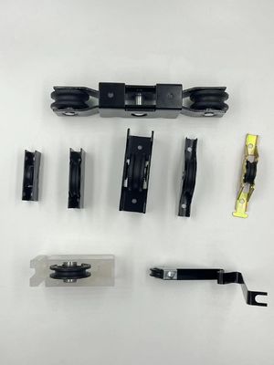 Rolo de janela deslizante de liga de zinco com ferramenta de porta deslizante de engate de ferro de bola