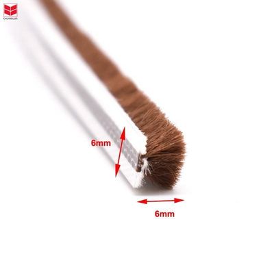 Faixa climática de pilha de silicone para janelas e portas de alumínio 3-25mm Alteza da pilha / 3-50mm Largura NEGRO/GRAU/MARRO/BLANCO/OTHE