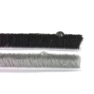 Pile Weatherstripping personalizado em preto/cinzento/marrom/branco/outras cores