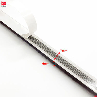 Faixa climática de pilha à prova de vento para porta e janela auto-aderente silicone 3-25mm altura da pilha 3-50mm largura do lado oposto