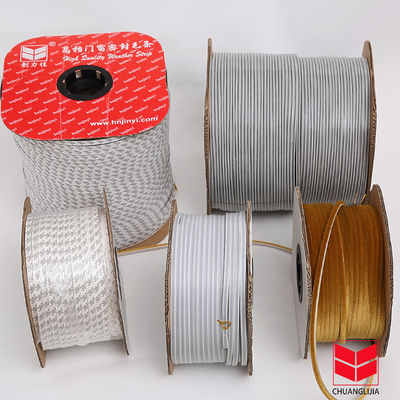 Faixa climática de pilha à prova de vento para porta e janela auto-aderente silicone 3-25mm altura da pilha 3-50mm largura do lado oposto