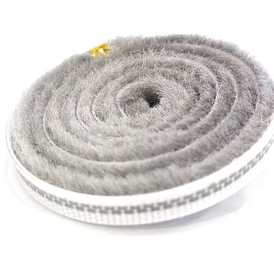ISO9001 2008 Certidão de vedação de pincel marrom de portas e janelas, tiras de vedação em preto/cinzento/marrom/branco/outras cores para melhor desempenho