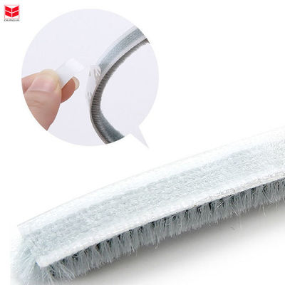 Auto-aderente Pile de lã Faixa de tempo para porta deslizante Janela à prova de vento e à prova de poeira ISO9001 2008 Certificado Personalizável