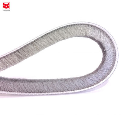 3-50mm largura porta deslizante slot lã alumínio liga de tira escova de tempo para em preto / cinza / marrom / branco / OUTRO