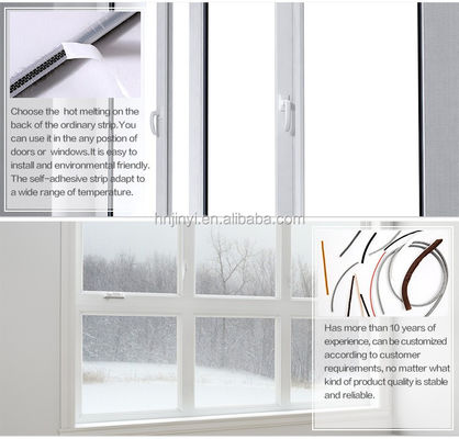 Faixa climática não de silicone para melhor isolamento de portas e janelas em preto/cinzento/marrom/branco/outro