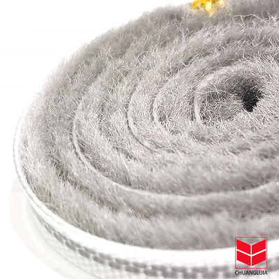 ISO9001 2008 Certificado Pincel de Faixa Deslizante Porta E Janela de Lana Pile Weather Strip Para Janela de Madeira Com Alturas de Pilha 3-25mm