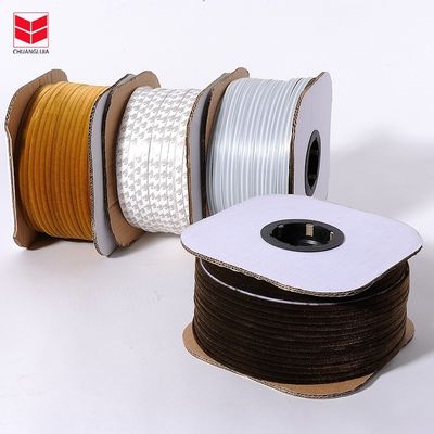Fitas de vedação de pilha de tempo de escova espessa em preto/cinzento/marrom/branco/outro para design moderno Fitas de tempo impermeáveis em qualquer tamanho