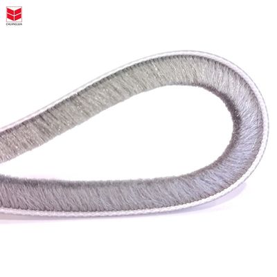 Fitas de vedação de pilha de tempo de escova espessa em preto/cinzento/marrom/branco/outro para design moderno Fitas de tempo impermeáveis em qualquer tamanho
