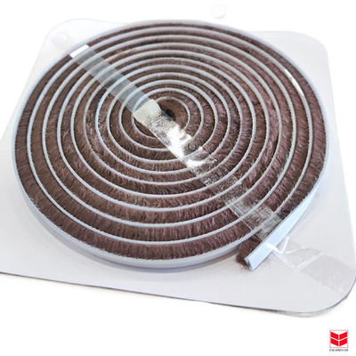 Modern Lightweight Woven Brush Pile Weather Stripping para portas deslizantes