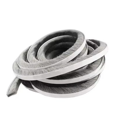 Portas de alumínio e acessórios de janelas Pile de lã faixa de tempo para melhor vedação preto/cinzento/marrom/branco/outras cores