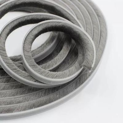 Design Moderno Pile Weather Strip Brush Wool Mohair Sealing Strip para Acessórios de Janela/Porta de Alumínio