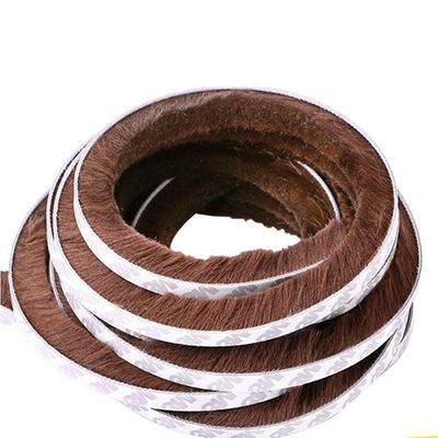CLJ portas de alumínio janelas pincel de lã escova de tempo com protetor contra poeira de barbatanas preto/cinzento/marrom/branco/outro 100% PP